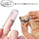 【 限界価格に挑戦! 更に今ならプレゼントキャンペーン 送料無料 】 fafe ペット用 指歯ブラシ 10個セット シリコン製 シリコン 歯ブラシ 指サック ペ...