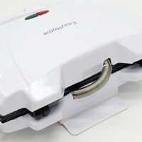 ホットサンドメーカーダブルプレート2枚焼きトースター電気フッ素加工調理家電
