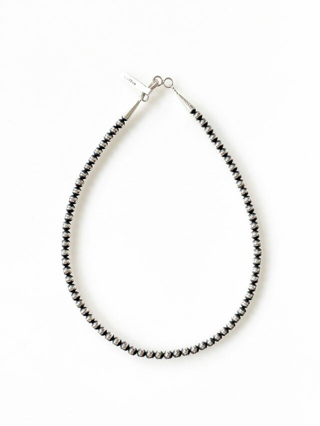 ١͵徺ERICKA NICOLAS BEGAY/å˥饹ӥNavajo Oxidized Pearl Necklace 5mm 40cm