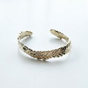 バングル ★ゴールド入荷！★【gren/グリン】feather bangle/GLDリング ガラス ブラック　クリスタル ヴィンテージ アンティーク ジュエリー パーツ バイラ BAILA レディース おしゃれ オシャレ ゴールド アクセサリー ブランド ファブクチュール