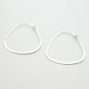 yMELISSA JOY MANNING/bTWC}jOzSterling Silver Triangle Hoop