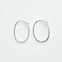 ēׁyMELISSA JOY MANNING/bTWC}jOzLarge forged oval hoops silver