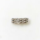 ★再入荷★【PHILIPPE AUDIBERT/フィリップオーディベール】Miller chain ring brass "S" silver plated,