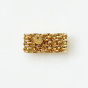 ★初入荷★【PHILIPPE AUDIBERT/フィリップオーディベール】Miller chain ring brass "L" light gold