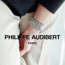 ēׁ PHILIPPE AUDIBERT/tBbvI[fBx[ Verona metal cuff silver color