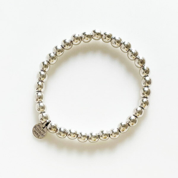 フィリップ オーディベール ★再入荷★【PHILIPPE AUDIBERT/フィリップオーディベール】Perles Metal Bracelet Silver Color,