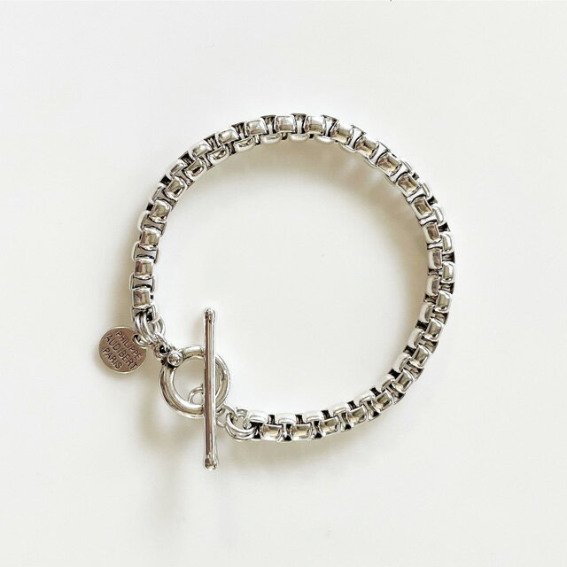 フィリップ オーディベール ★初入荷★【PHILIPPE AUDIBERT/フィリップオーディベール】 Ives bracelet brass M silver plated,