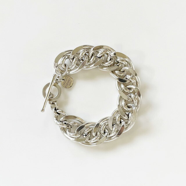 フィリップ オーディベール ★初入荷★【PHILIPPE AUDIBERT/フィリップオーディベール】 chain bracelet, brass silver plated,（FORCAT)