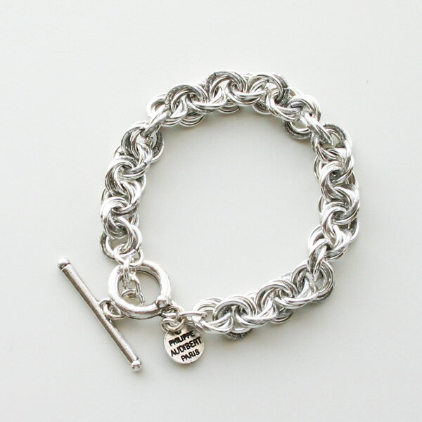 フィリップ オーディベール ★再入荷★【PHILIPPE AUDIBERT/フィリップオーディベール】Poe bracelet brass silver color,