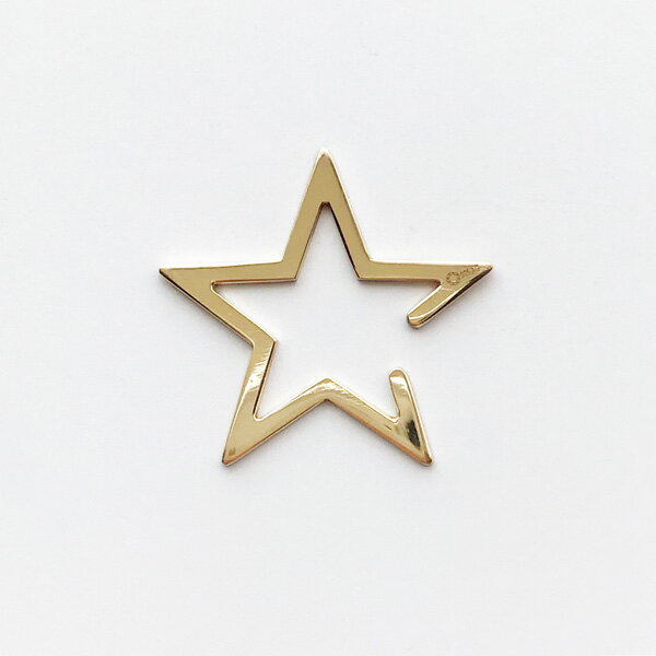 ★再入荷★【Saskia Diez/サスキアディツ】 《片耳用》 Star Earcuff Big 925 Ag Warm Gold