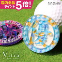 ゴルフ マーカー 名入れ マグネット オリジナル おしゃれ プレゼント アクリル ゴルフグッズ golf【オーダーメイド 名入れ可能】【ステンドグラスデザインがおしゃれな立体文字アクリルゴルフマーカー MARCAM Vitra】 マーカム(4)