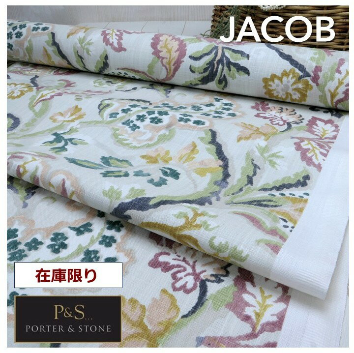 Rakuten - イギリス　リゾート柄商品名：JACOB/chinzブランド名：P＆S/イギリス＊50cm以上10cm単位＊プリント・綿100％・ハンドメイド・コットン・生地・布・輸入生地