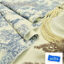 フランス トワルドジュイ商品名：MINI PASTRALE 445-002bleuブランド名：MFTA/フランス＊50cm以上10cm単位＊トワル ド ジュイ フランス 綿100％ カルトナージュ 生地 布