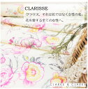 イギリス　花柄商品名：CLARISSE/raspberryブランド名：CLARKE＆CLARKE（クラーク＆クラーク）＊50cm以上10cm単位輸入生地　赤　ピンク　カルトナージュ　麻　リネン　生地　布　大柄　花柄　ピンク　おしゃれ　カット売り　クリスマス　綿100％