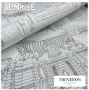 フランス　輸入生地商品名：SUNRISE ブランド名：THEVENON/フランス＊50cm以上10cm単位＊輸入生地・カルトナージュ・生地・布