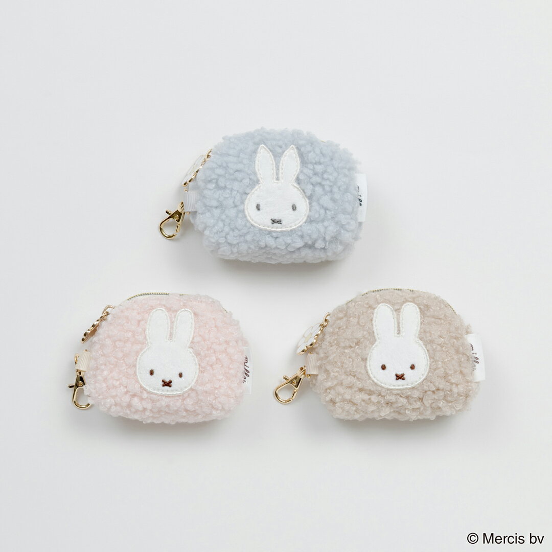 送料込：MIFFY BOA マイクロポーチ　MIFFY ミッフィー グッズ 大人 ポーチ キャラクター レディース 小物入れ 化粧ポーチ コスメポーチ かわいい キャラクターグッズ マルチポーチ 旅行