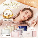 【24日20時～15％OFFクーポン】【楽天1位】シルク 枕カバー 髪 片面 25匁 最高級 6A 封筒 43×63cm/50×70cm シルク枕カバー シルク 100% ANDSILK 髪 oeko-tex エコテックス 滑りにくい 洗える 本物 美容 美髪 美肌 髪に優しい ヘアケア おしゃれ 肌荒れ 保湿 摩擦 乾燥