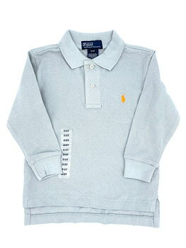 ラルフローレン　Ralph Lauren　ベビー　キッズ　鹿の子　長袖無地ポロシャツ　★サイズ：2T（歳）★　KNR-342