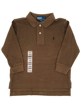 ラルフローレン Ralph Lauren ベビー キッズ 鹿の子 長袖無地ポロシャツ ★サイズ:2T(歳)★ KNR-342 ラルフローレン Ralph Lauren ベビー キッズ 鹿の子 長袖無地ポロシャツ ★サイズ:2T(歳)★ KNR-342