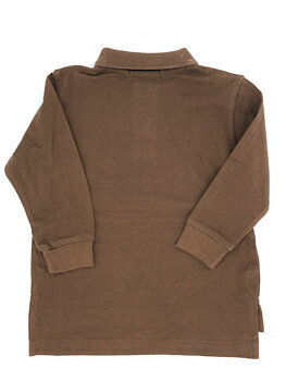 ラルフローレン　Ralph Lauren　ベビー　キッズ　鹿の子　長袖無地ポロシャツ　★サイズ：2T（歳）★　KNR-342