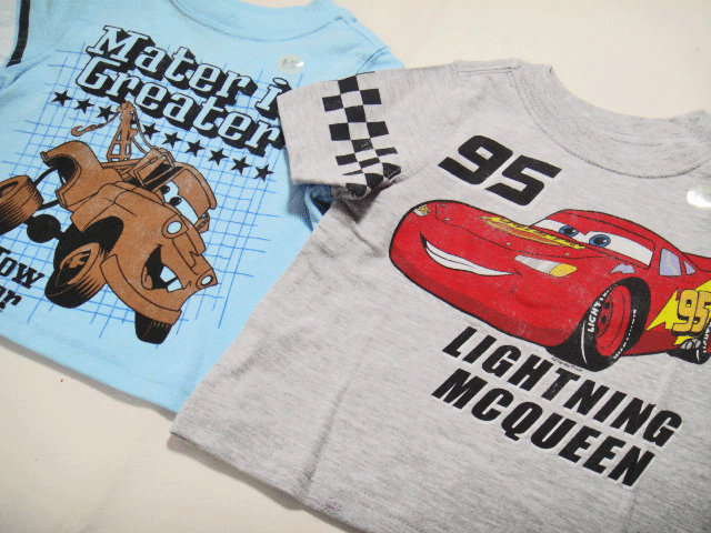 OLDNAVY 　オールドネイビーベビー＆キッズ　Tシャツ（cars・カーズ）☆6-12M/12-18M(ヵ月）☆ OL-003ディズニー映画