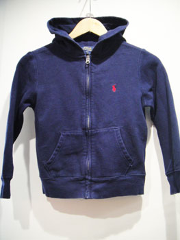 ラルフローレン　Ralph　Lauren　フルジップスウェットパーカ ☆サイズ：KID’S　S（8）☆KUA-265