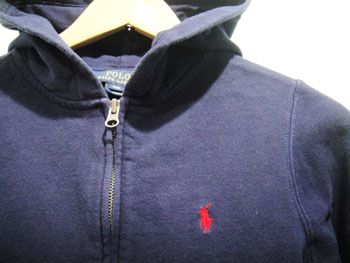 ラルフローレン　Ralph　Lauren　フルジップスウェットパーカ ☆サイズ：KID’S　S（8）☆KUA-265