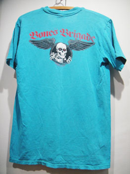 80’S　POWELL　PERALTA　パウエル　ぺラルタ　”BONES　BRIGADE” STEDMANタグ　ヴィンテージTシャツ　☆サイズ：M☆　RM-924