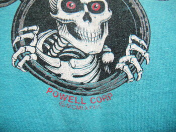 80’S　POWELL　PERALTA　パウエル　ぺラルタ　”BONES　BRIGADE” STEDMANタグ　ヴィンテージTシャツ　☆サイズ：M☆　RM-924