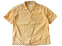 90’S　OLD NAVY　　オールドネイビー　コットン総柄半袖シャツ　　（サイズ：L）　3w299
