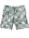 【中古】OLD NAVY patchwork shorts (size:w34)