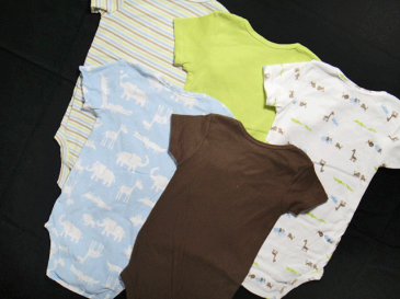 【あす楽】【新品】カーターズ(Carter's) ボディスーツ・ロンパース(半袖) インナーに最適!新生児・ベビー用・肌着 バラ売り(単品)KNC-160