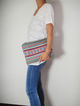 刺繍クラッチバック　インド刺繍　RM-620