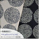 YUWA*有輪麻*リネン*エンジェルソフト110cm幅Dots gather and big dots*2色<リネン麻>449847