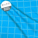 【オーガニックオックス】★約46cmハギレ★MUDDY WORKS　しかく　ブルー　2022