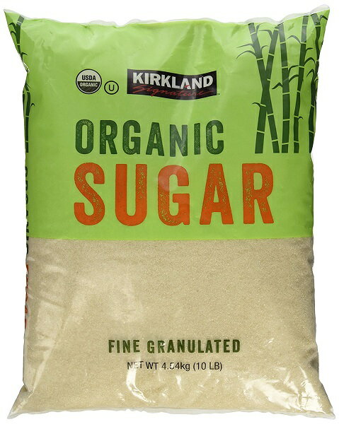 【在庫限り】【COSTCO】コストコ　(Kirkland) カークランド　オーガニック シュガー 有機砂糖 4.54kg 砂糖 カークランド 大容量 【送料無料】