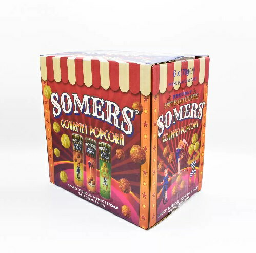 【在庫限り】【COSTCO】コストコ　 【Somers】 サマーズ グルメポップコーン　420g(70g×6個）【送料無料】