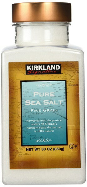 【在庫限り】【COSTCO】コストコ【KIRKLAND】（カークランド）PURE SEA SALT ピュアシーソルト　850g 海塩 塩 食塩 岩塩 食塩 【送料無料】