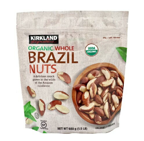 【在庫限り】【COSTCO】コストコ　【KIRKLAND】（カークランド）有機ブラジルナッツ 680 ...