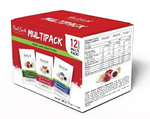 【COSTCO】コストコ（リアルアースバウンティ）グリークヨーグルト フルーツボール 12袋入り　【送料無料）