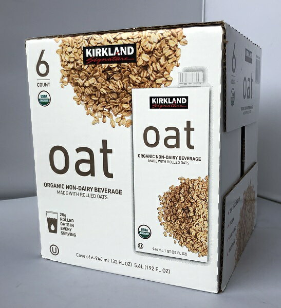 楽天ファビュラス【COSTCO】コストコ　【KIRKLAND】カークランド　KAMCO　ORGANIC OAT MILK　オーガニックオーツミルク　946ml×6本セット 【送料無料！】