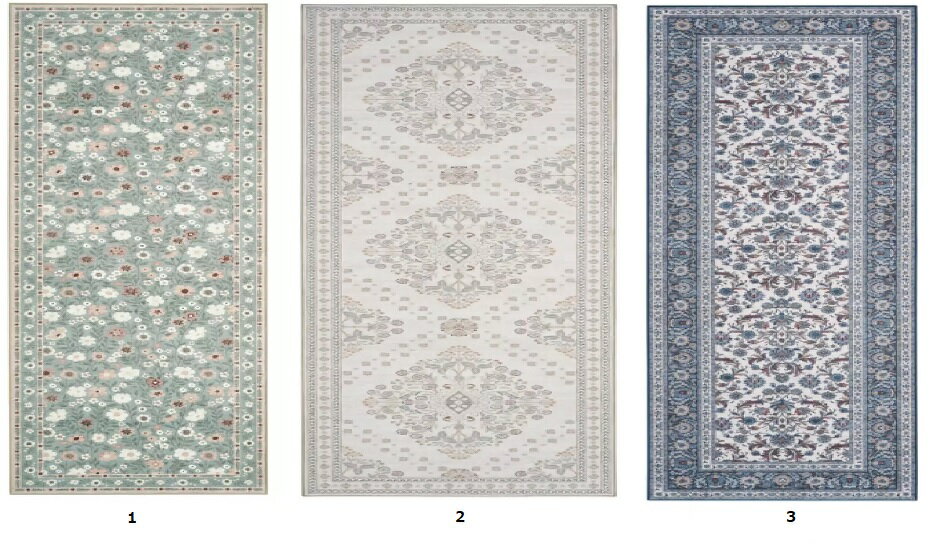 【COSTCO】コストコ【Wyatt&Ash】ウォッシャブル エリアラグ (1枚）160 x 226cm【送料無料】※カラーお選びくださいのサムネイル