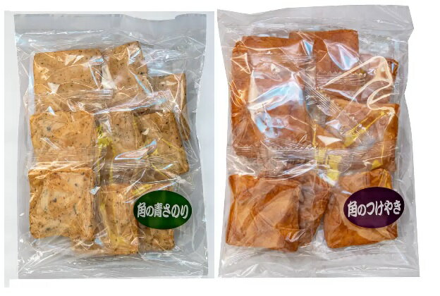 【在庫限り】(関口醸造)角のつけやき&角の青さ 9枚×6袋 せんべい【煎餅】 【送料無料】