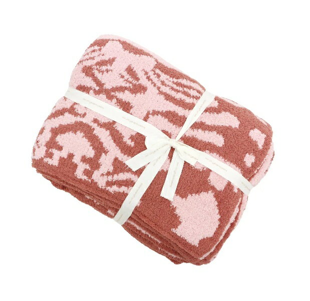 【Kashwere】カシウエア ダマスク ブランケット 約132 x 177cm ローズウッド/ブロッサム【送料無料】