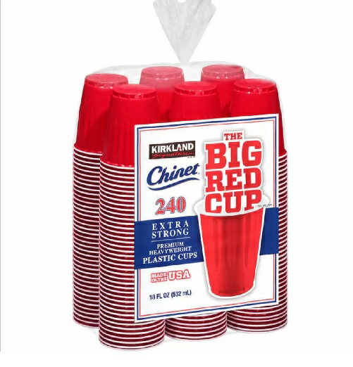【COSTCO】コストコ【Kirkland】カークランド チャイネット レッドカップ 532ml x 240個【送料無料】