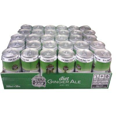 【在庫限り】カナダドライ　ダイエットジンジャエール　　350ml×30本（缶）Diet　GINGER ALE 【送料無料】