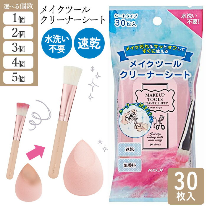 ブラシクリーナー スポンジクリーナー クリーナーシート 水洗い不要 コージー 日本製 シートタイプ 拭..