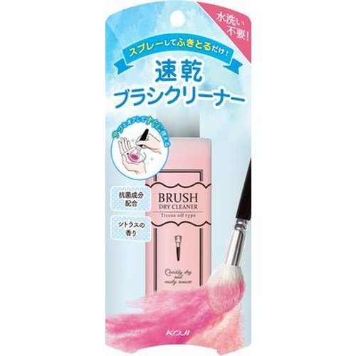 【着後レビューでプレゼント】 ブラシ ブラシクリーナー 速乾 スプレータイプ シトラスの香り 水洗い不要 清潔 キレイ 綺麗 ドライクリーナー パウダー リキッド 【▲5】/ブラシドライクリーナー