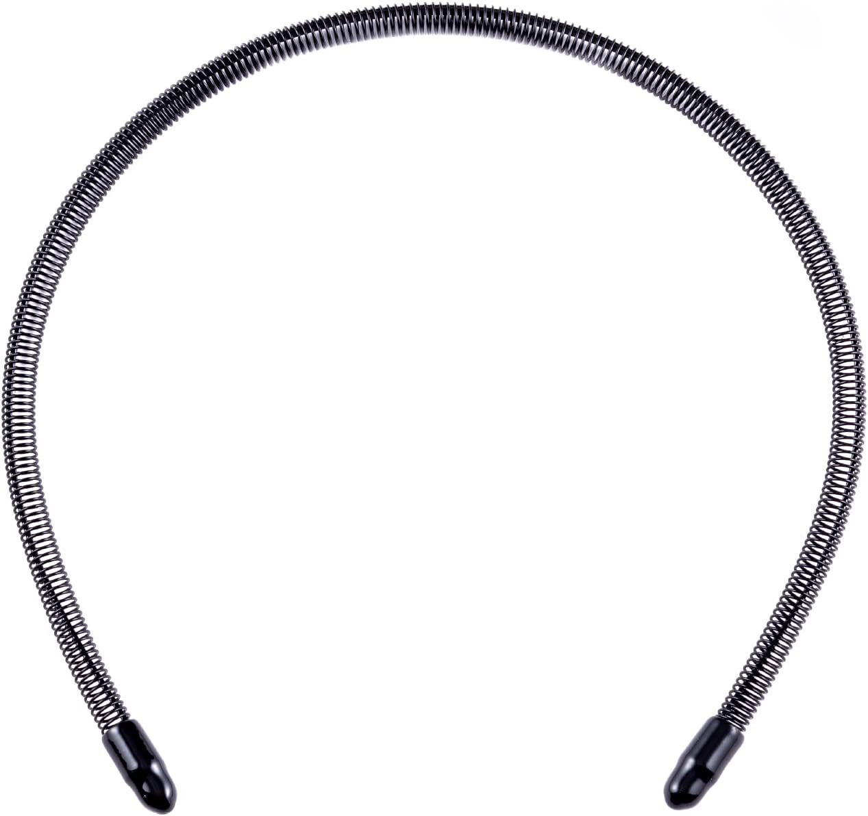 スプリングカチューシャ 黒 貝印 Groom グルーム メンズ 男性用 HC3010 ヘアカチューシャ ブラック コイルタイプ 髪の毛 抑える 金属製 運動 【...