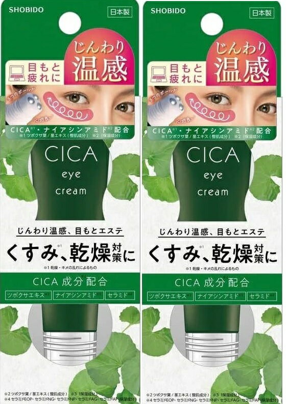 ピコモンテ CAアイクリーム 2個セット 粧美堂 アイクリーム クリーム くすみ 乾燥対策 CICA成分 目元ケア 目元エステ 温感 目元 ジェルタイプ 定形外郵便発送【△規格内】/4977324743677-2